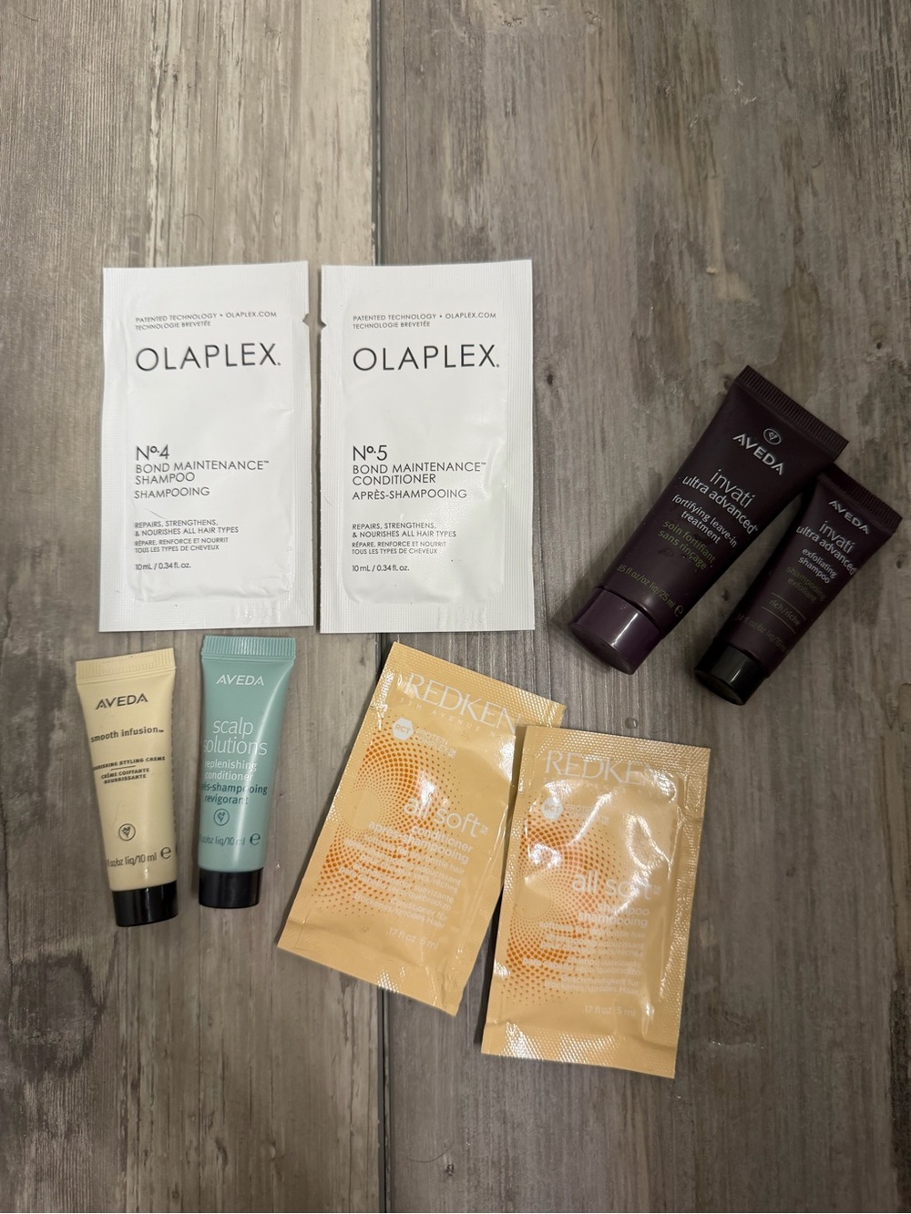 Hair samples